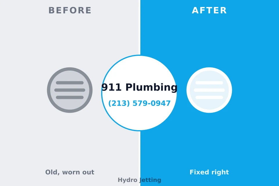 Before and after: plumbing repair Mauriceville, TX